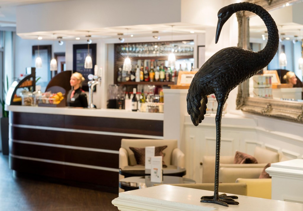 The bar at the Mercure Kensington hotel, London. Images used by the hotels owners London Town Hotels for promotion and marketing.